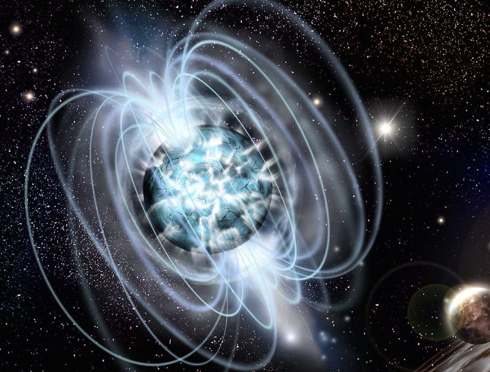 magnet in space