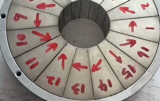 Halbach array magnet-magnet assembly