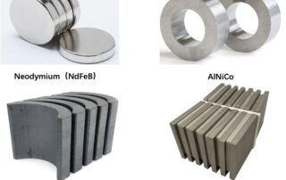 Four types of magnets(Neodymium-AlNiCo-Ferrite(ceramic)-SmCO
