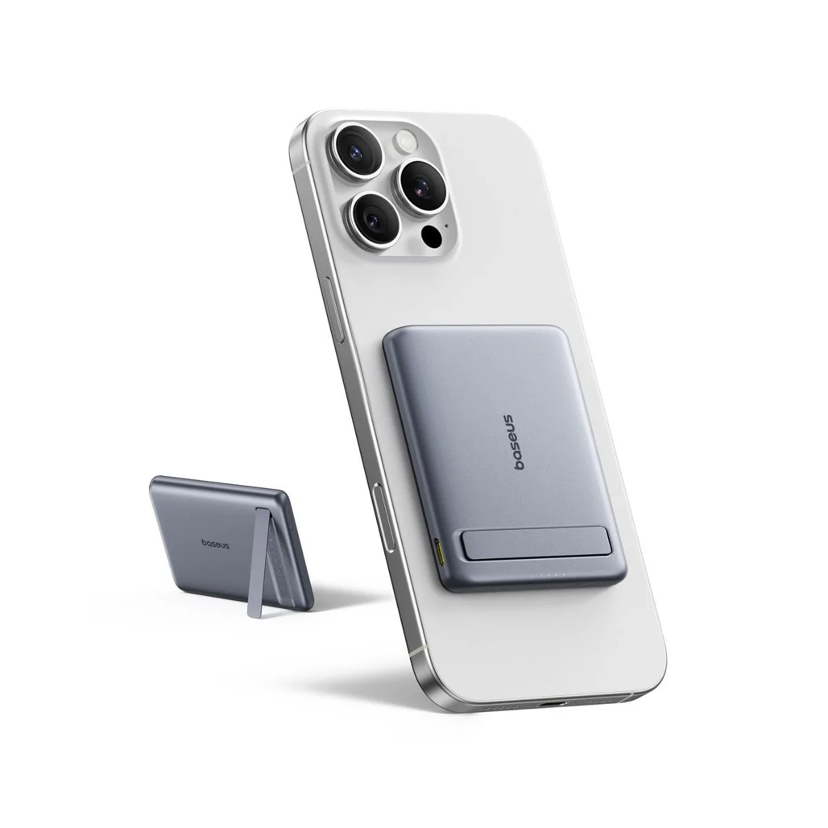 Magnetyczny power bank z smartfonem