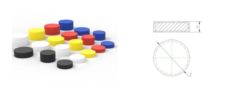 rubber coated magnets na may superior grip protection
